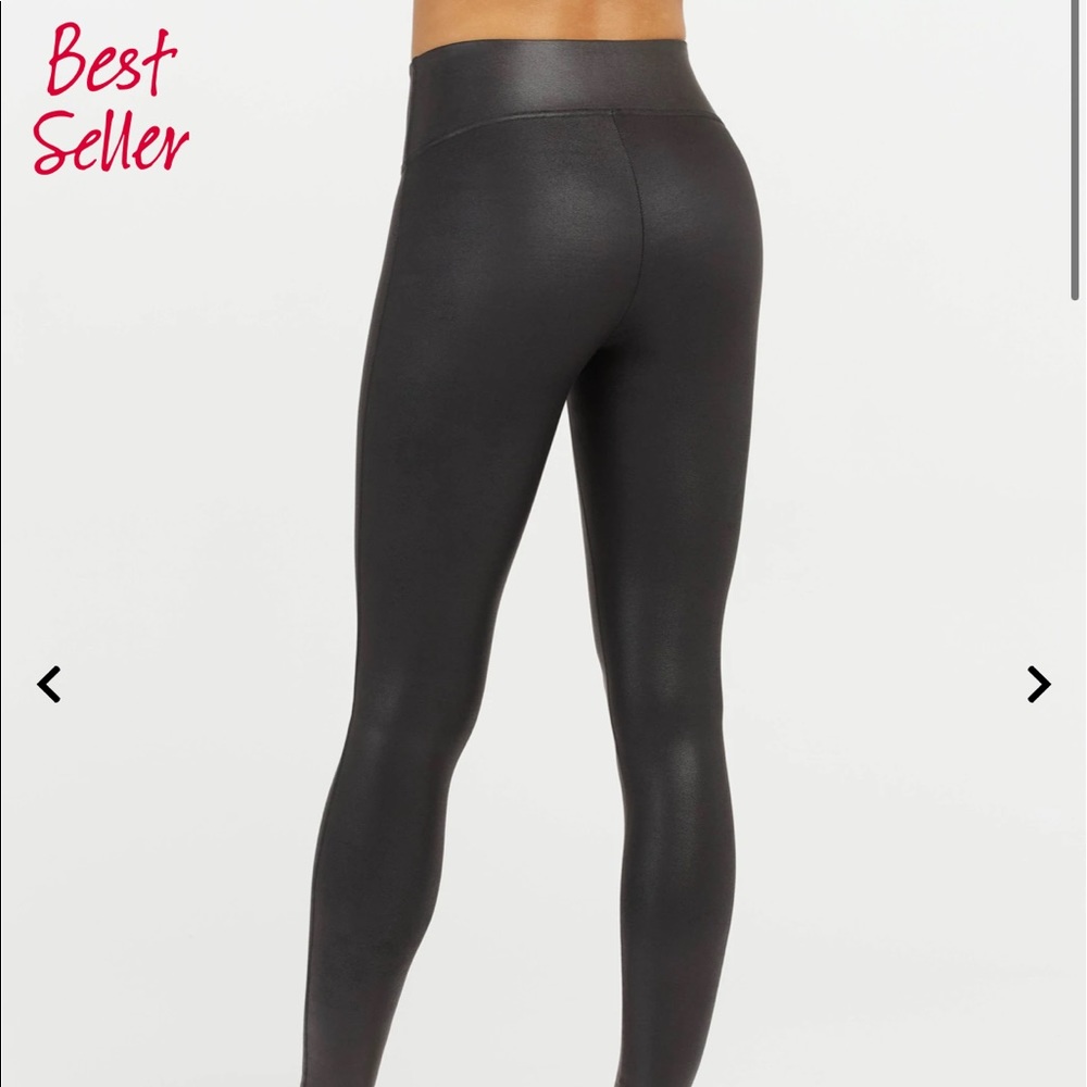 Like new Spanx faux leather leggings